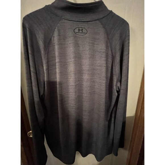 Under Armour Loose HeatGear UA Tech Zip WOMENS XL Heather GREY Lightweight - Picture 15 of 16